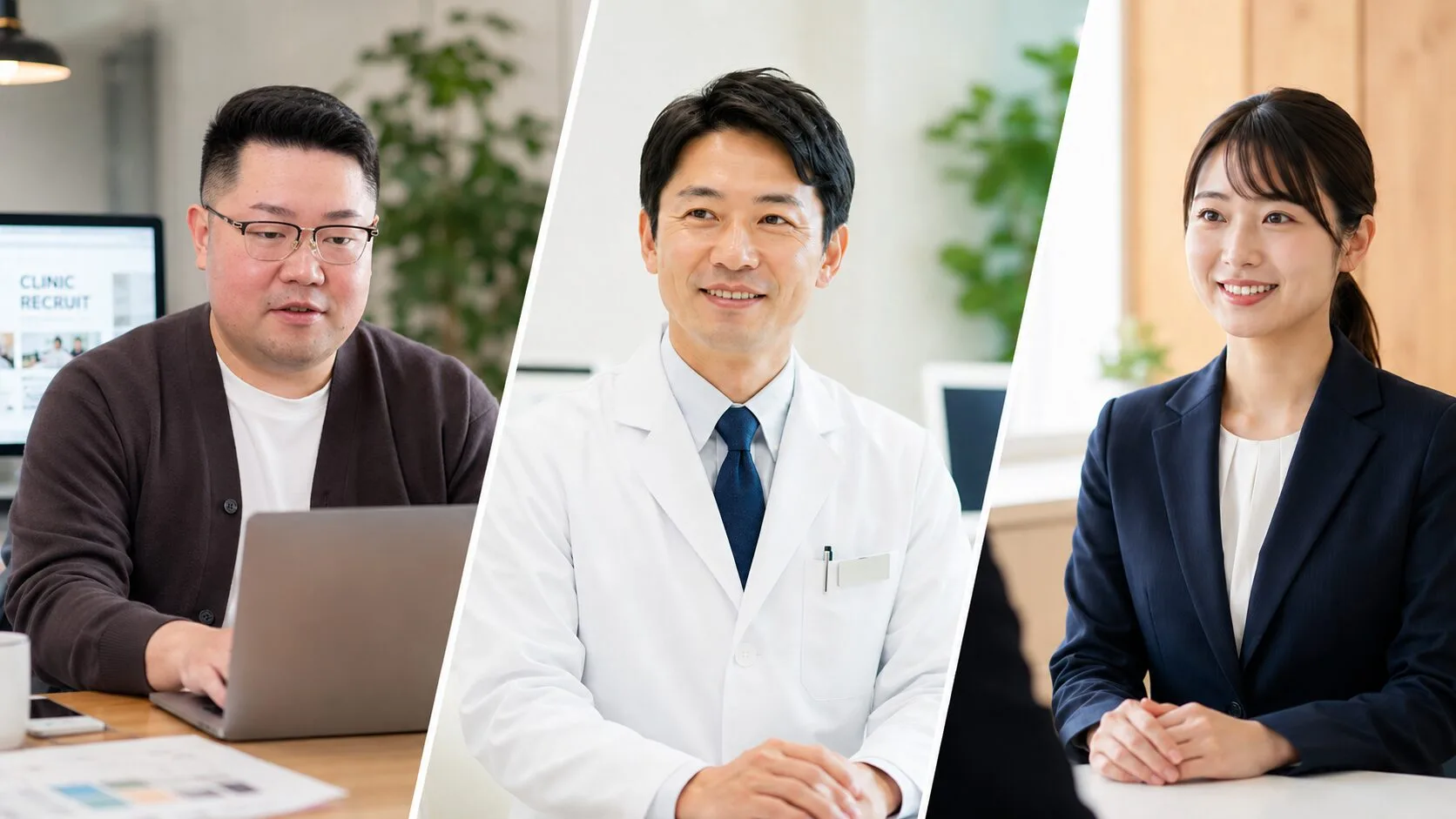クリニック採用支援サービスのイメージ